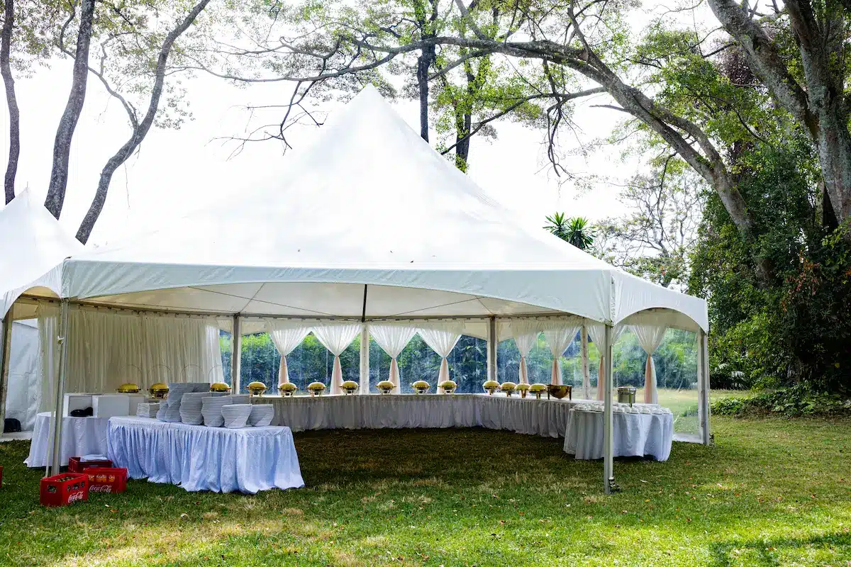 Carpa para fiesta en Madrid